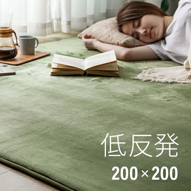 低反発ラグ 200×200cm【sfr02-2020】
