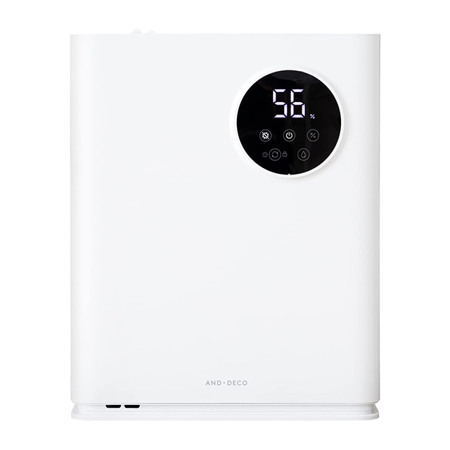 AND・DECOアンドデコ　UV除菌機能付きハイブリッド加湿器　HTJS-014 AND・DECO ハイブリッド加湿器 htjs-014 4.5L UV除菌 ハイブリッド式