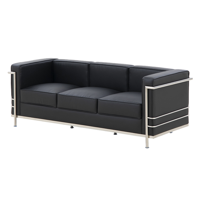 幅182cm] 3人掛けデザイナーズソファ ル・コルビジェ LC2 名作 リ