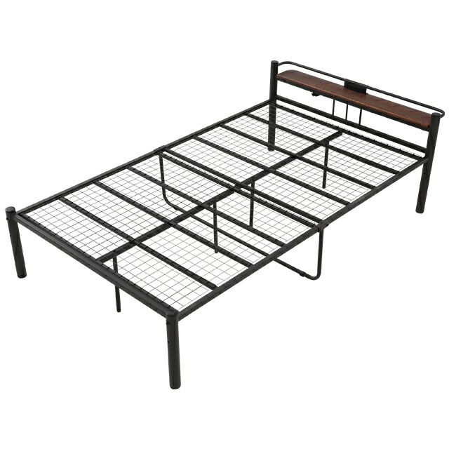 シングル] パイプベッド USB+コンセント付き｜モダンデコ公式