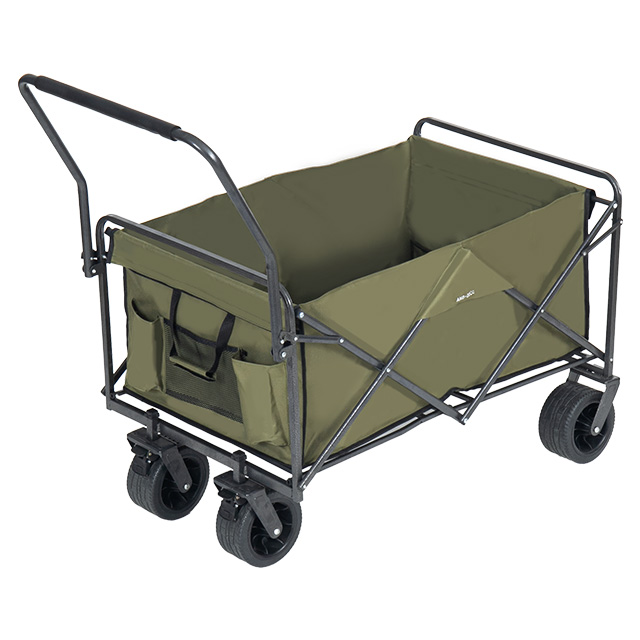 AND・DECO ワイドタイヤキャリーワゴン 190L（大型キャリーカート） ワイドタイヤキャリーワゴン 大容量190L 耐荷重150kg｜モダンデコ公式